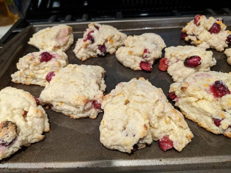 Cranberry Orange Scones