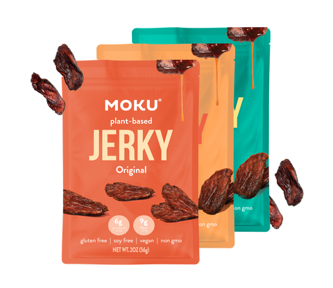 Pack Inicial de Jerky de Cogumelos da Moku Foods