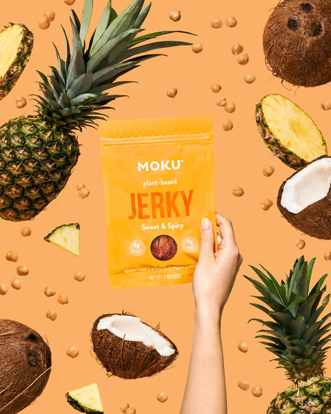 Jerky de Hongos Dulce y Picante de Moku Foods