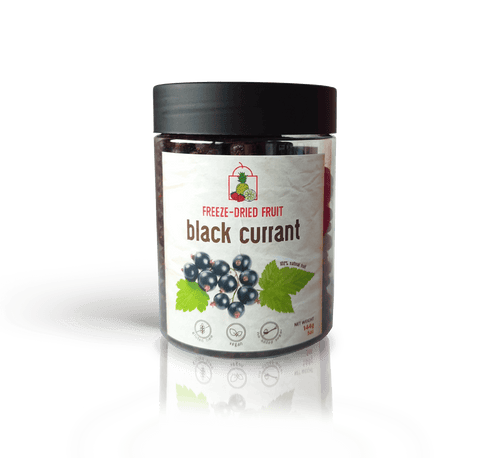 Makanan Ringan Black Currant Kering Beku